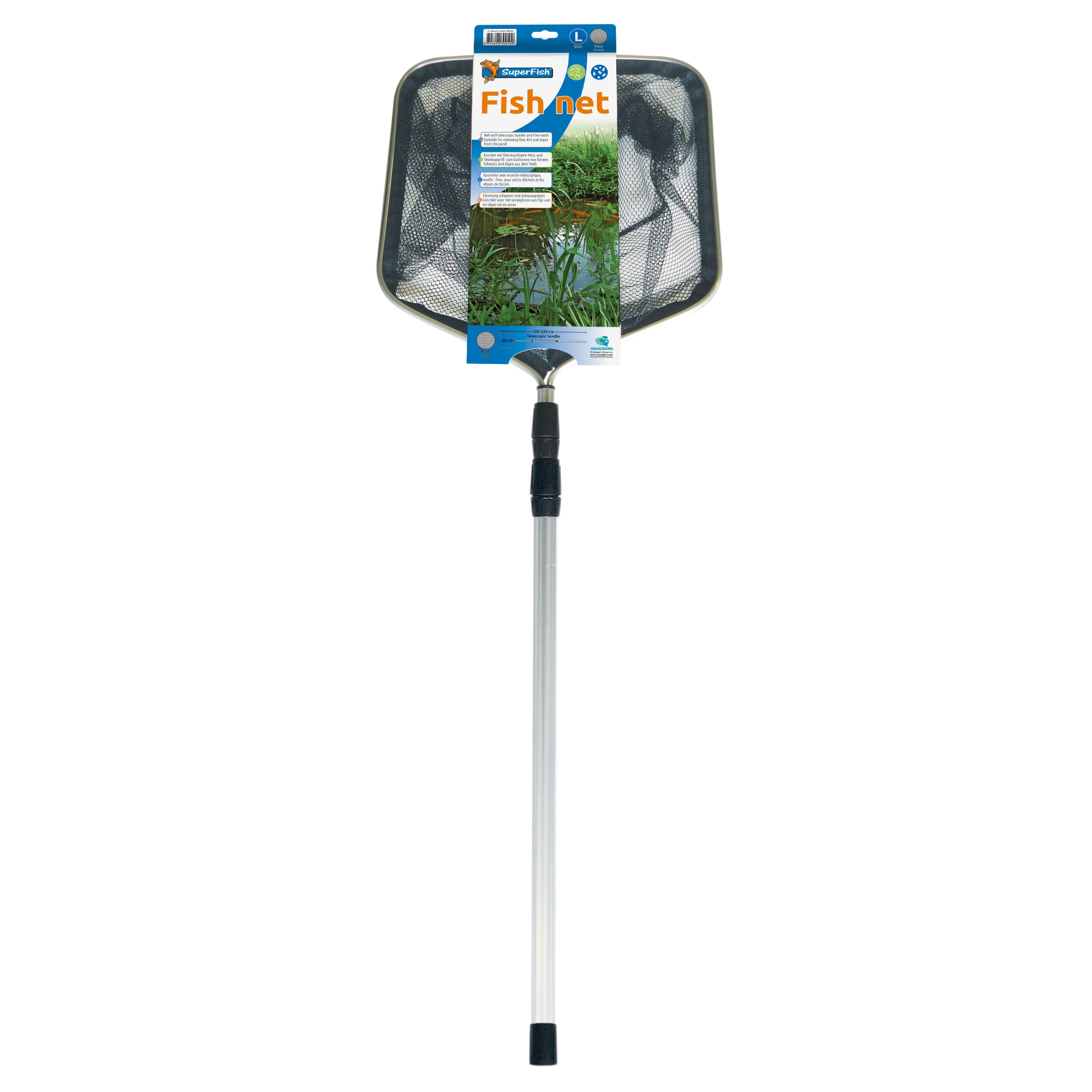 Vijvernet groß 38x35x220cm Geld